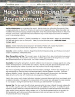 Holistic International Development
