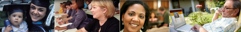 Adult education / Continuing education, photos of adult students
