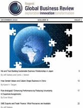 Cover thumbnail of Regent Global Business Review,Click to download the full issue.