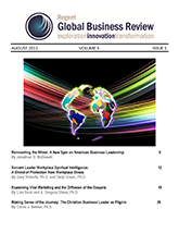 Cover thumbnail of Regent Global Business Review,Click to download the full issue.