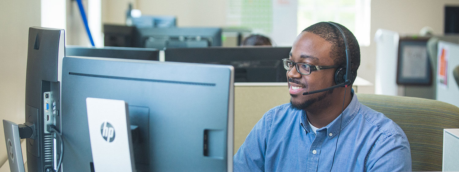 Regent University's admissions counselors give students information on degree programs and professional courses.