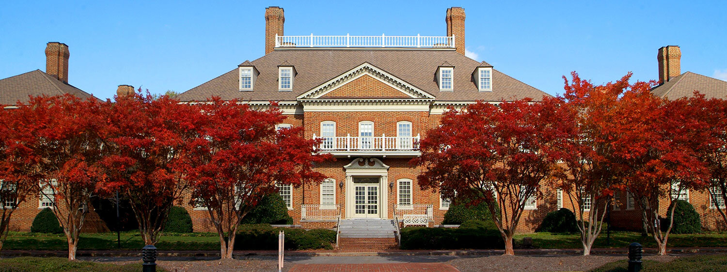 Fall colors at Regent University, Virginia Beach.