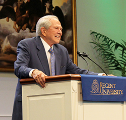 Regent University Founder, Chancellor and CEO Dr. M.G. “Pat” Robertson.