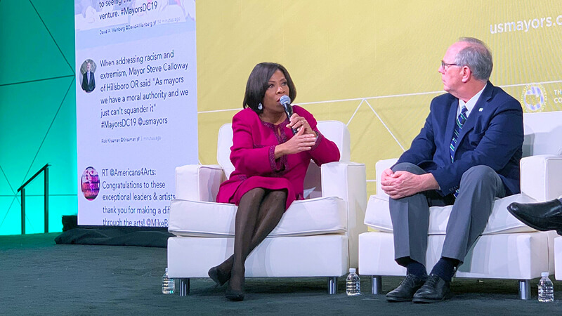 Regent University alumna Mayor-President Sharon Weston Broome.