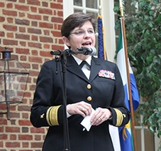 Rear Admiral Margaret Kibben. 