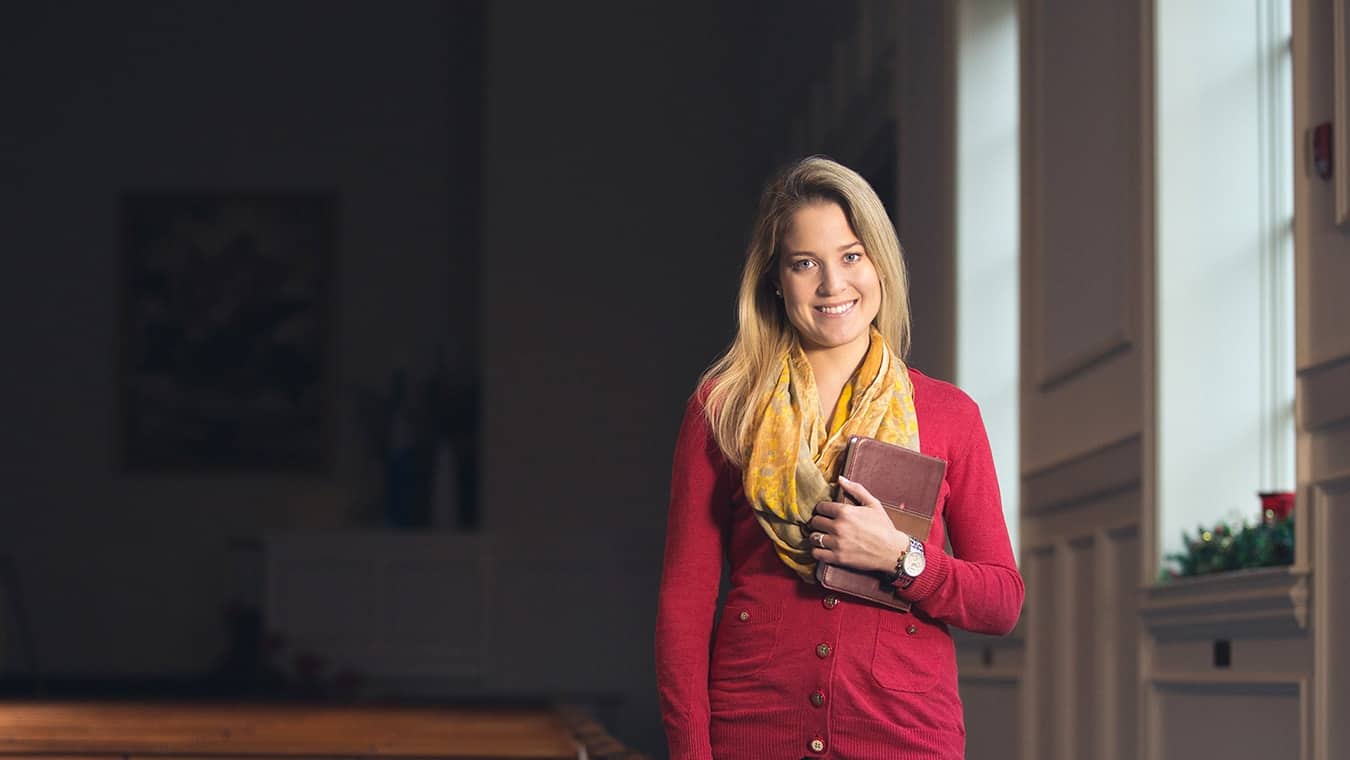 An alumna: Pursue a Doctor of Ministry in Christian Leadership and Renewal degree at Regent University.