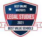 Regent University ranked #8 of the top 14 online master's in legal studies | Best Value Schools