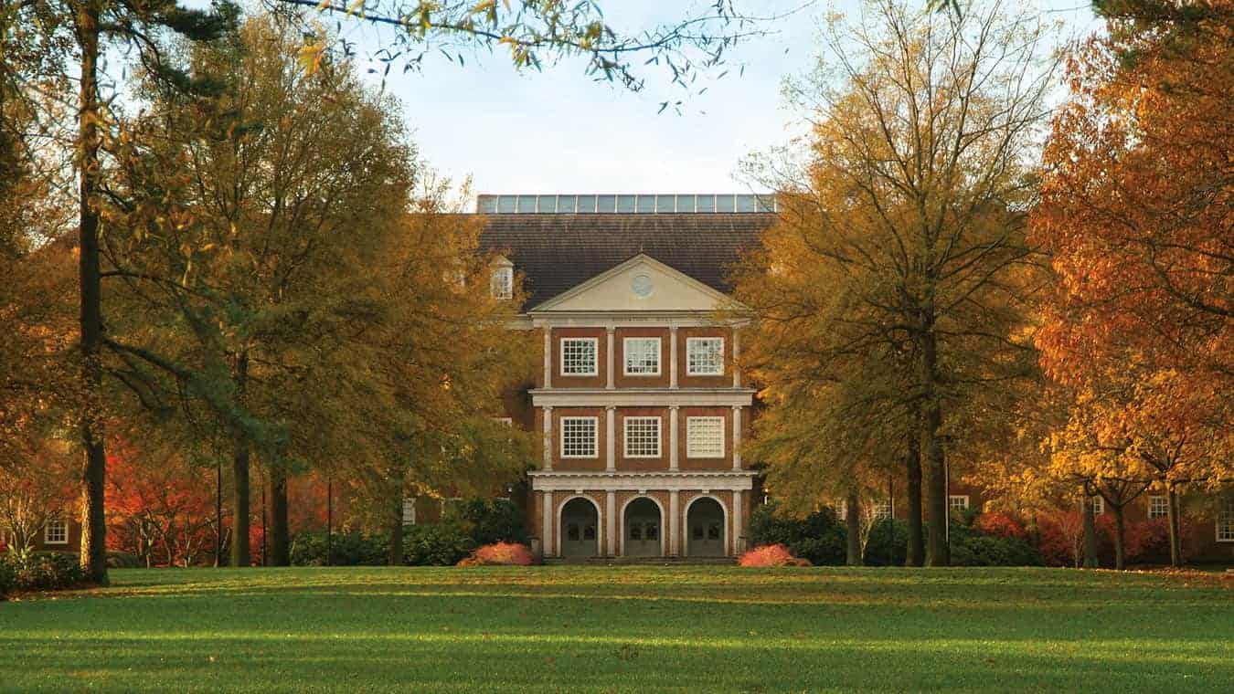 A view of Regent University, which has a dedicated financial aid team for students.