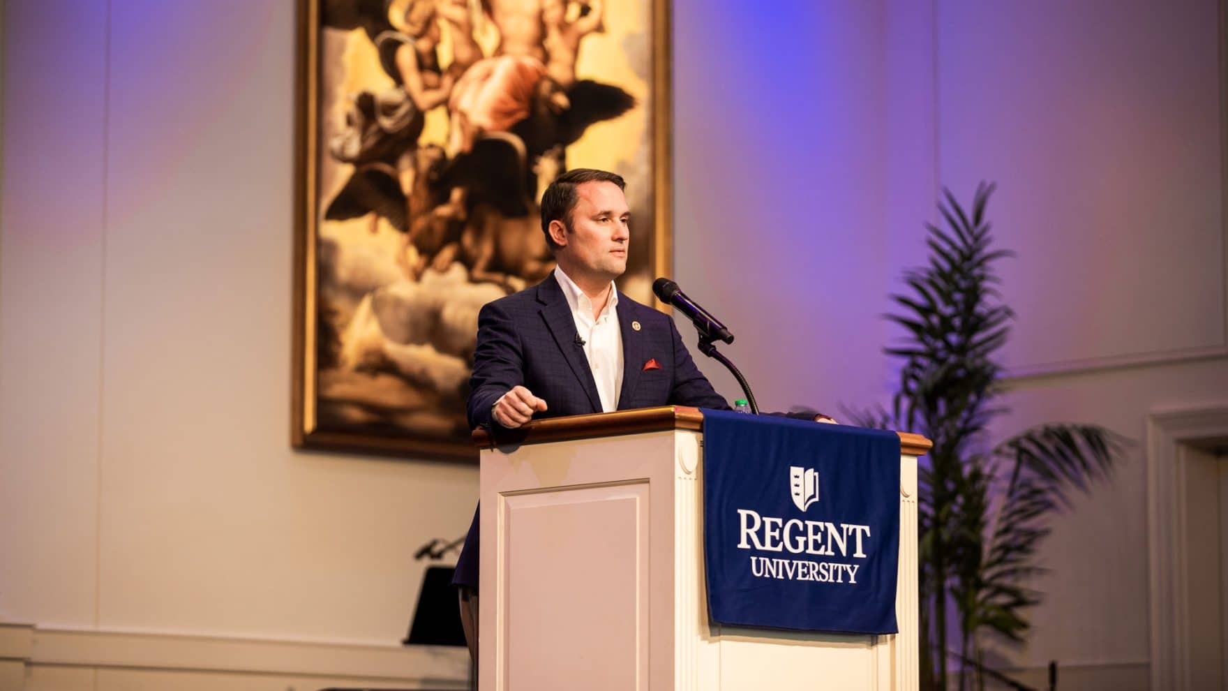 Virginia Attorney General Jason Miyares Speaks at Regent University