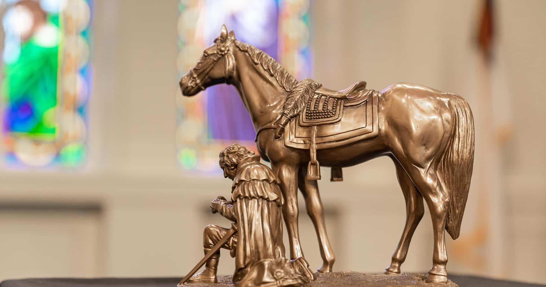 Golden Horse and knight Trophy