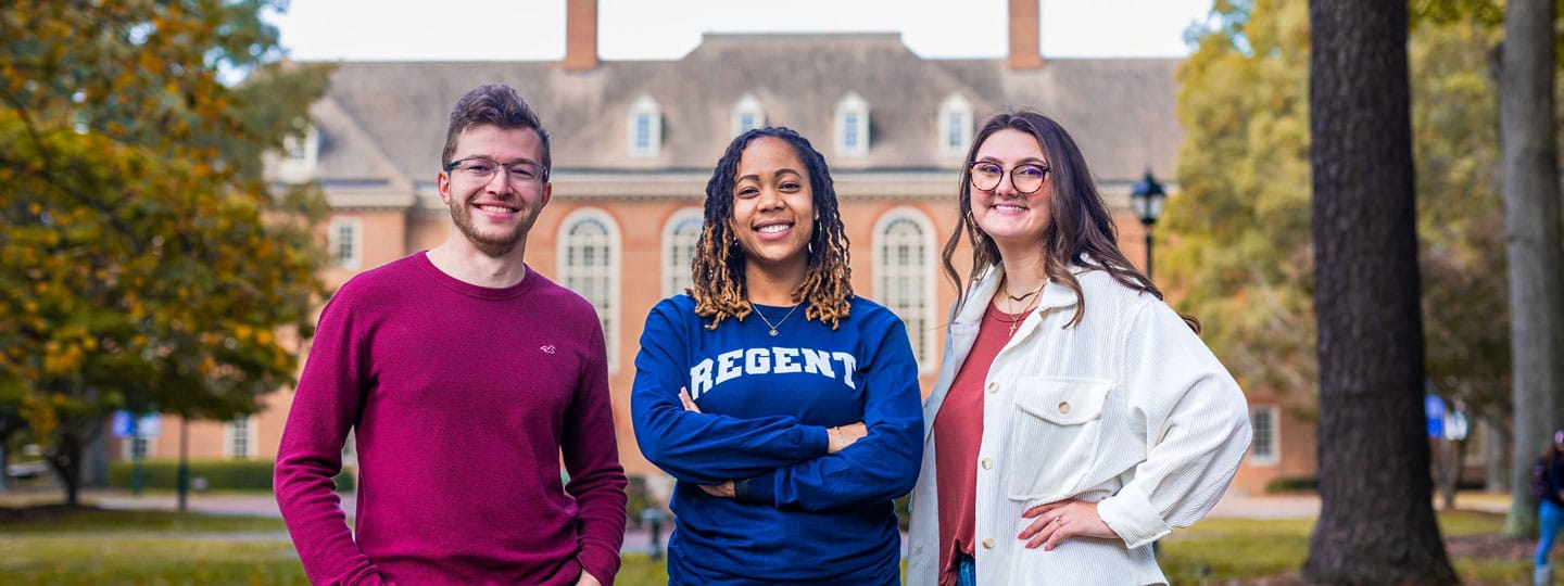 Regent University graduates on Commencement day.