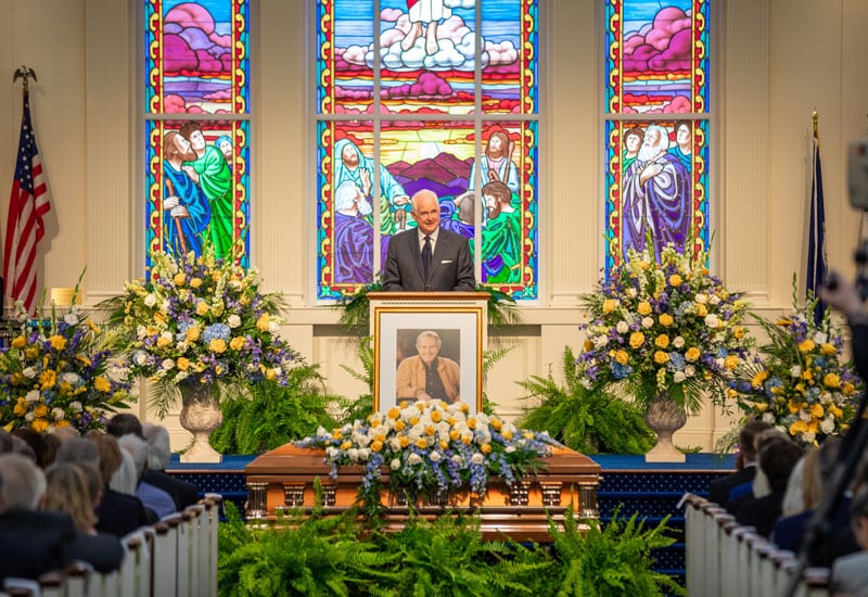 Mourners Gather to Honor the Life and Legacy of Regent University Founder Dr. M.G. “Pat” Robertson