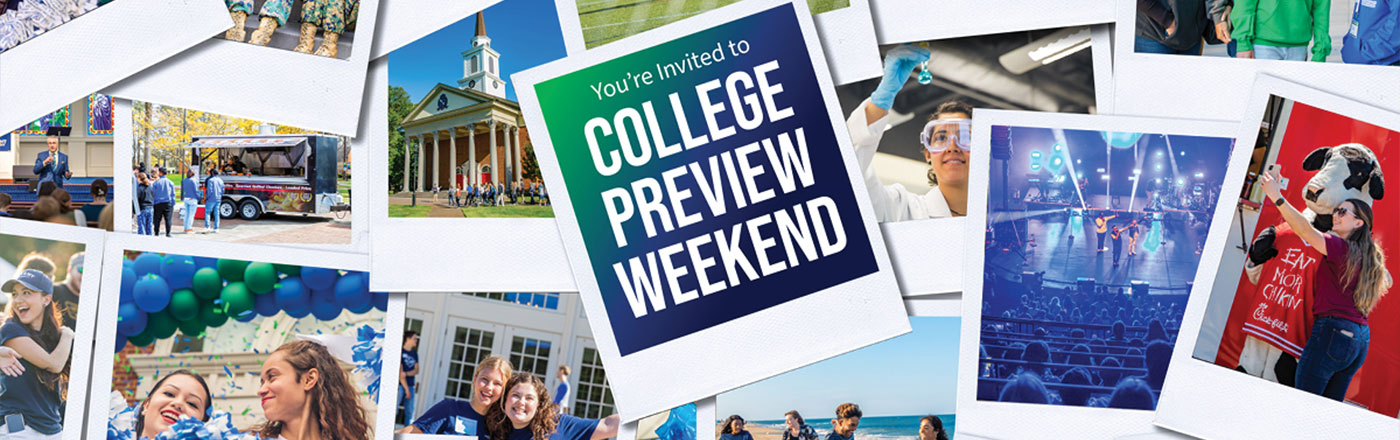 You are invited to College Preview Weekend