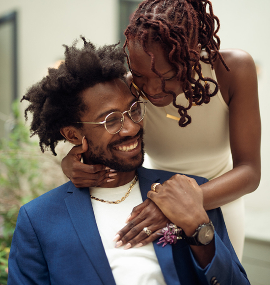 Regent University Online SCA PhD Student Atira Pressley with Husband J.P.