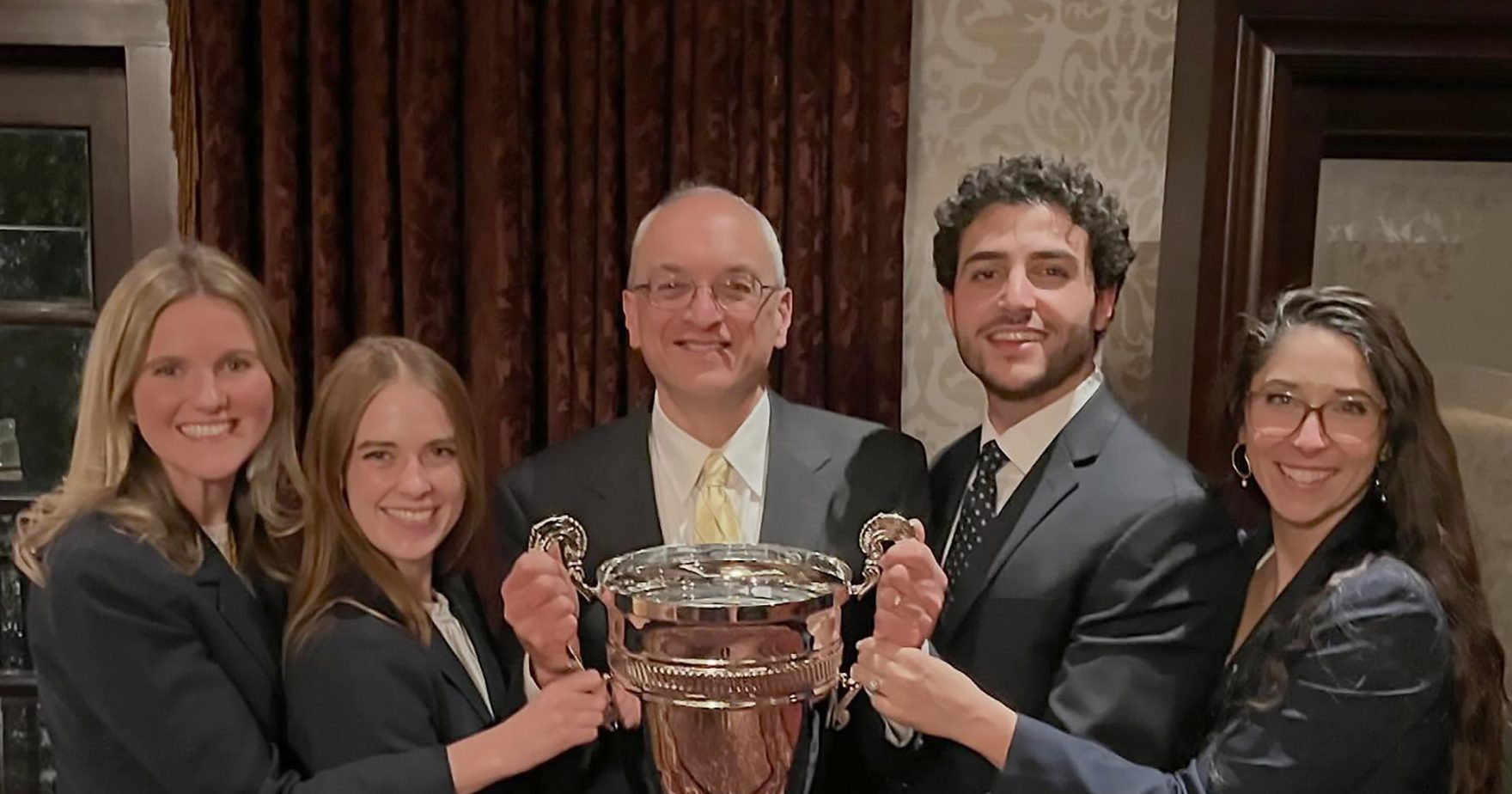 Regent University's Moot Court Team at Moot Court Competition Champrionships representing the university located in Virginia Beach, Virginia.