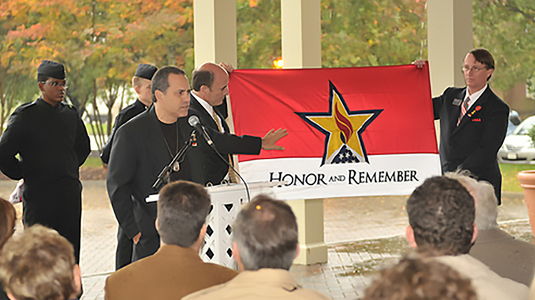 Regent University Alumni George Lutz Honor and Remember Flag
