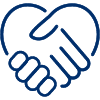 icon of Two hands shaking